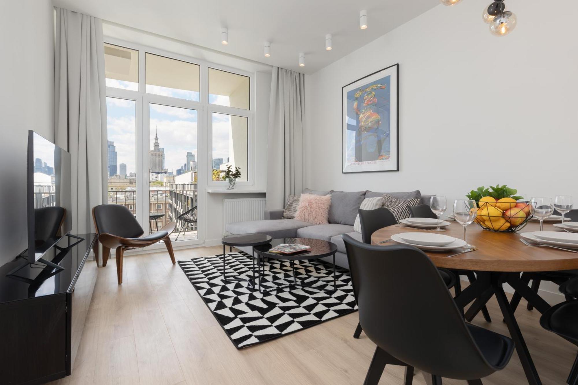 City Panorama Spacious Apartment By Renters Prestige Varsavia Esterno foto
